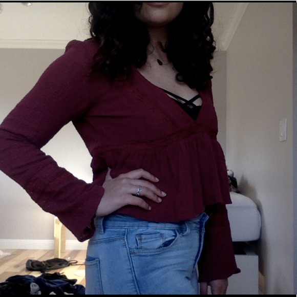 Flowy pink blouse from Pacsun. Never worn! - Picture 3 of 5